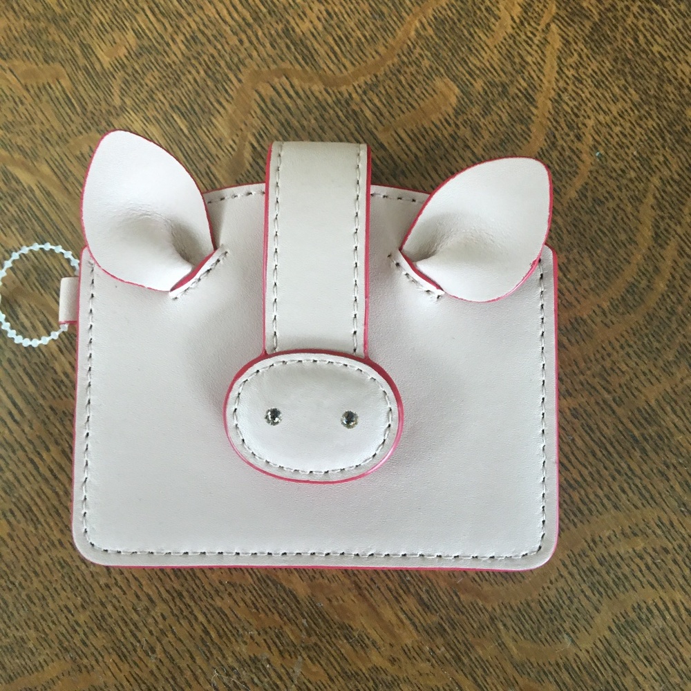 Kate Spade Pig Card Holder